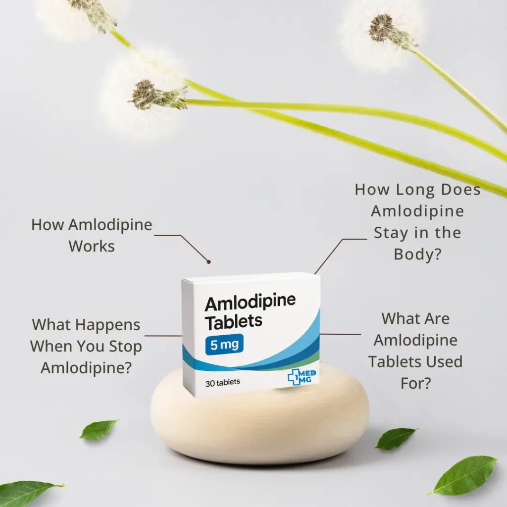 how long does amlodipine stay in your system